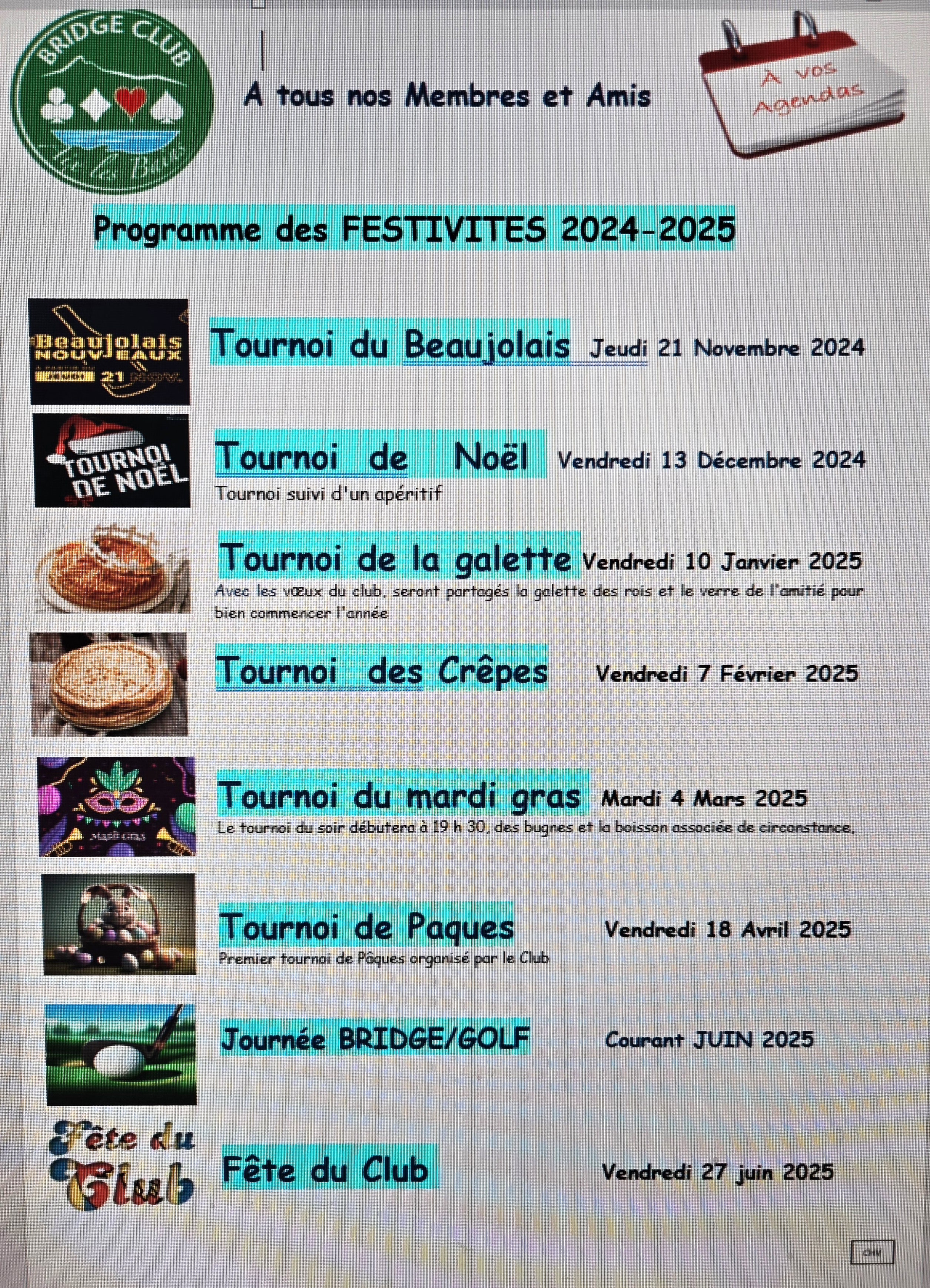 CHV ABC AG FESTIVITES 2024 2025